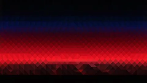 Vector Low poly abstract blue and red background, trendy, geometric, busine.. Stock Illustration