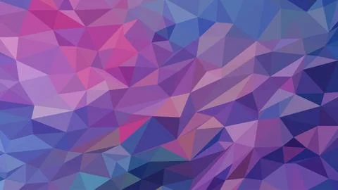 Vector Low poly abstract sky with clouds background, trendy, geometric, bus.. Stock Illustration