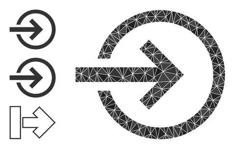 Vector Lowpoly Import Icon and Similar Icons 스톡 일러스트