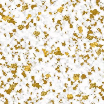 Vector Luxury Gold Shiny Glitters on Marble Background. Marble Texture, Pattern. Illustrazione stock