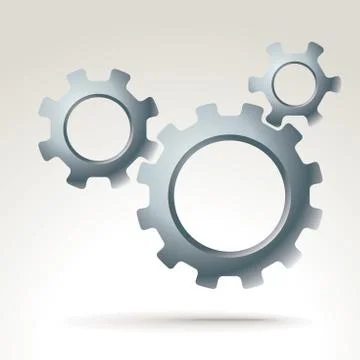 Vector machine gears Stock Illustration