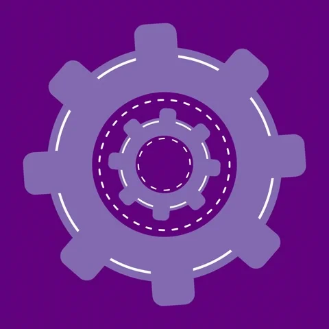 Vector machine part shape Video stock 233070829