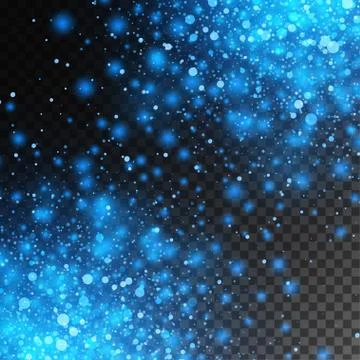 Vector magic blue glow light effect Stock Illustration