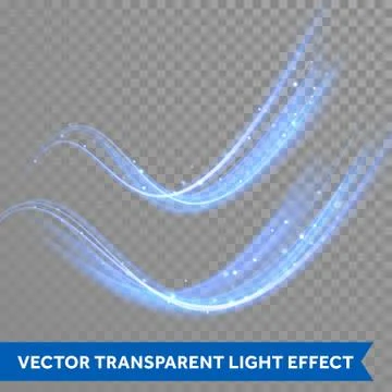 Vector magic glowing spark swirl trail Ilustración de archivo