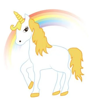 Vector Magic Unicorn Illustrazione stock