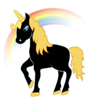 Vector Magic Unicorn Stock Illustration