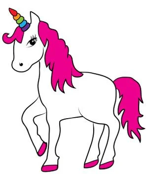 Vector Magical Unicorn Stock Illustration