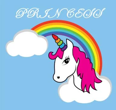 Vector Magical Unicorn Stock Illustration