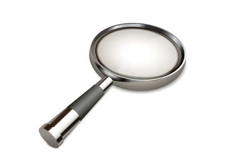 Vector magnifying glass Illustrazione stock