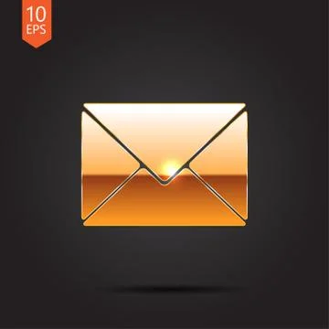 Vector mail icon. Eps10 Stock Illustration