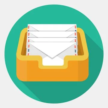 Vector mailbox icon Stock-Illustration