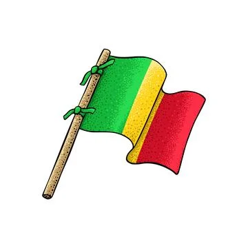 Vector of Mali Flag Stock Illustration