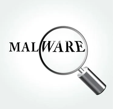 Vector malware concept illustration Stock Illustration