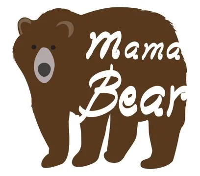 Vector Mama Bear Stock Illustration
