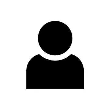Vector man icon logo. Pictogram button vector Stock Illustration