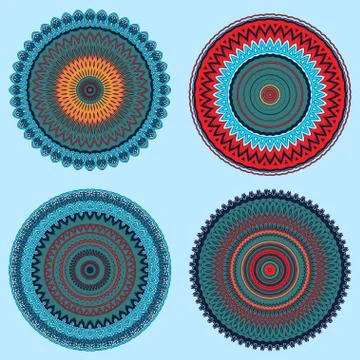 Vector mandalas Stock Illustration