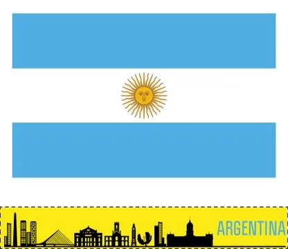 Vector map of Argentina Stock Illustration