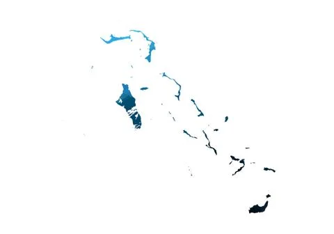 Vector Map - Blue Geometric Rumpled Triangular. Low poly map of Afghanistan.  Illustrazione stock