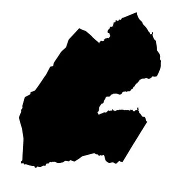 Vector map of djibouti Stock Illustration