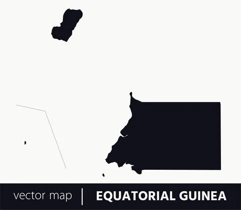 Vector Map - Equatorial Guinea Stock Illustration