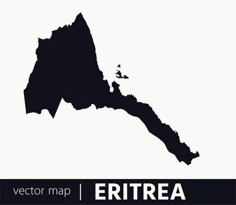 Vector Map - Eritrea Stock Illustration