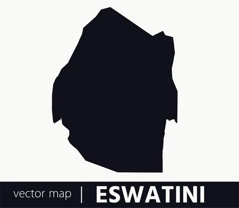 Vector Map - Eswatini Stock Illustration