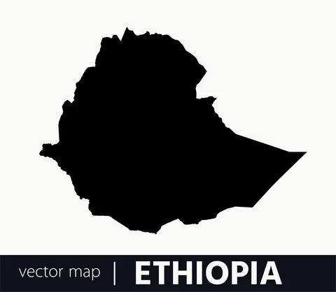 Vector Map - Ethiopia Stock Illustration