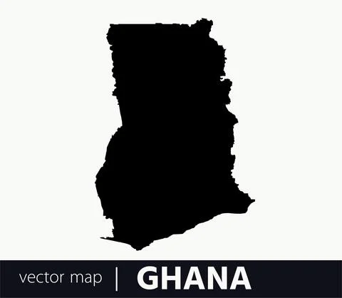 Vector Map - Ghana Stock Illustration