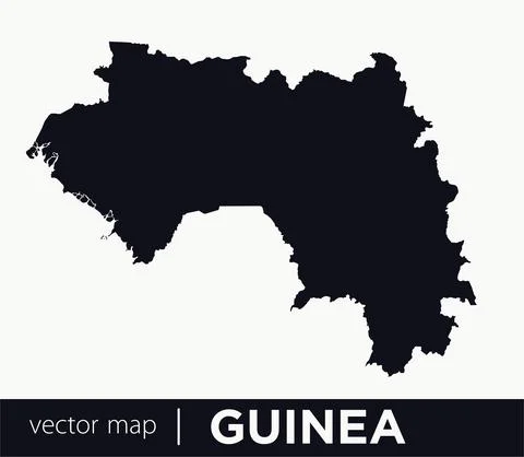 Vector Map - Guinea Stock Illustration