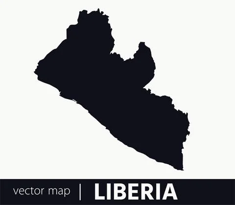 Vector Map - Liberia Stock Illustration