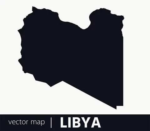 Vector Map - Libya Stock Illustration