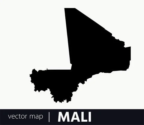 Vector Map - Mali Stock Illustration