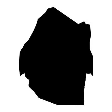 Vector map of map of benin Stock Illustration