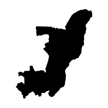 Vector map of map of congo Stock Illustration