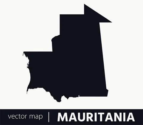 Vector Map - Mauritania Stock Illustration