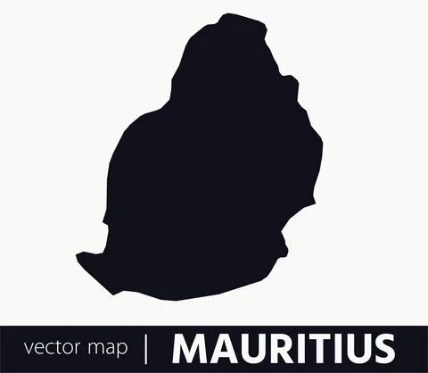 Vector Map - Mauritius Stock Illustration