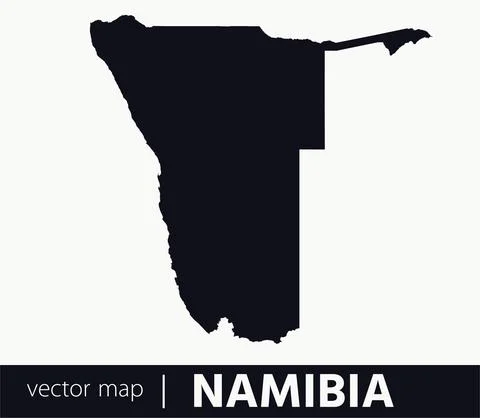 Vector Map - Namibia Stock Illustration