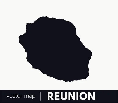 Vector Map - Réunion Stock Illustration