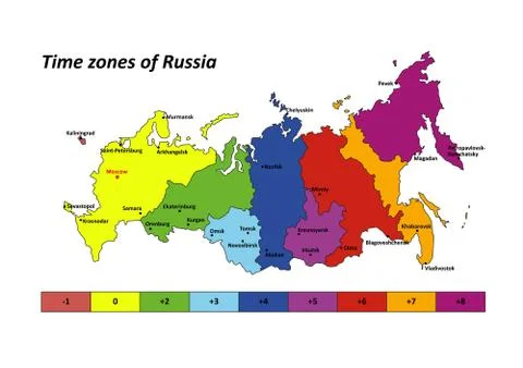 Vector map of Russia Stock Illustration