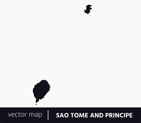 Vector Map - São Tomé and Príncipe Stock Illustration