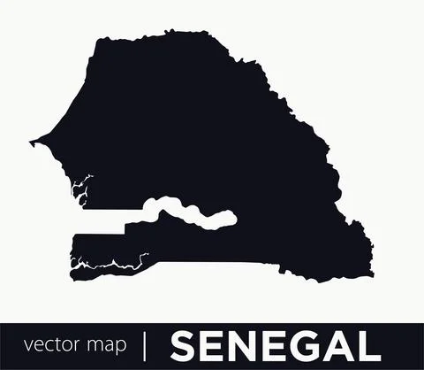 Vector Map - Senegal Stock Illustration