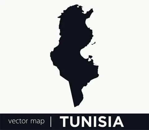 Vector Map - Tunisia Stock Illustration