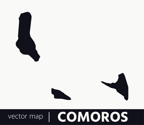 Vector Map - Union of the Comoros Stock Illustration