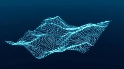 Vector map, wire frame, grid, science and technology. Vector map, wire fra... Stock Photos