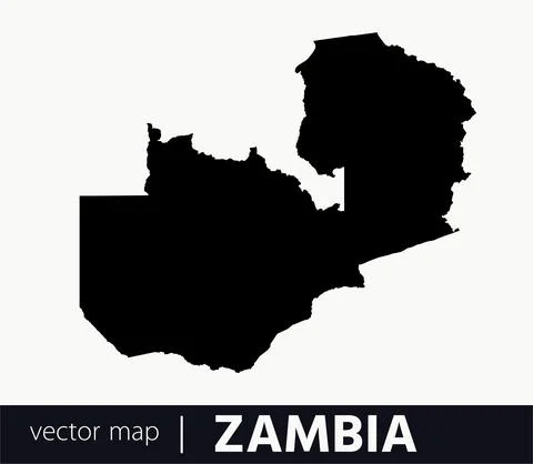Vector Map - Zambia Stock Illustration