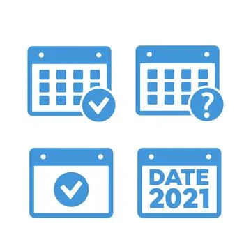 Vector marks calendar icon. Calendar vector sign Illustrazione stock
