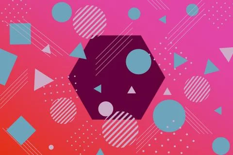 Vector material design background. Creative concept layout template for web Stock Illustration