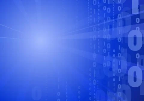 Vector : Matric binary code computer background Illustrazione stock