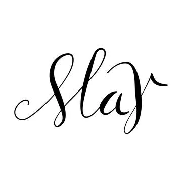 Vector May month hand drawn illustration. Elegant month lettering for planners Stock Illustration