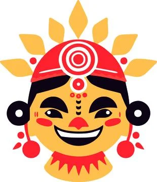 Vector maya civilization flat design Stock Illustration